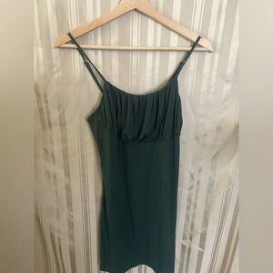Dark Green Sleeveless Dress